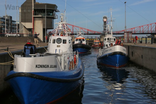 KNRM-vloot vertrekt naar Koningsvaart