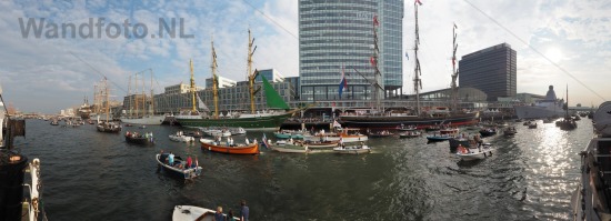Kleine vaart, IJhaven, Sail Amsterdam 2015 (FotoKvL/21-08-2015)