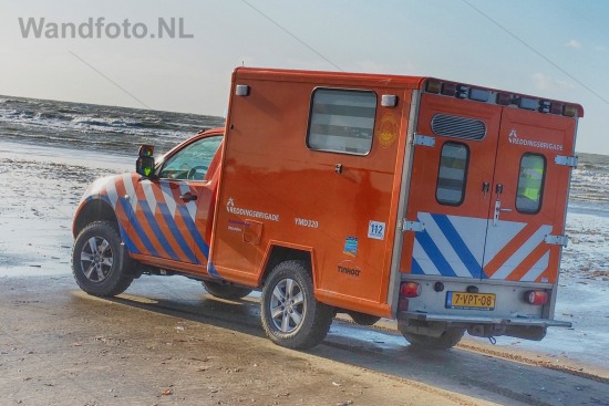 Kitesurfer gewond bij valpartij