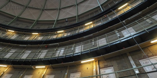 Balustrade, Gevangenis De Koepel, Haarlem (FotoKvL/29-09-2017)