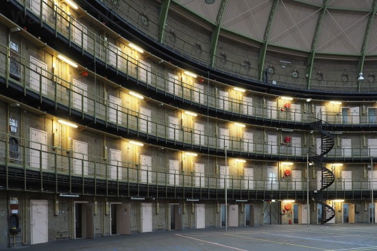 Overzicht, Gevangenis De Koepel, Haarlem (FotoKvL/29-09-2017)