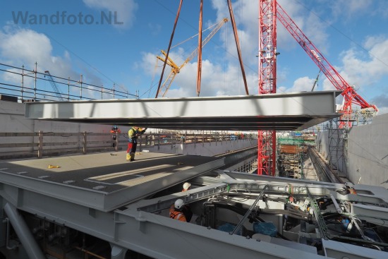 Inhijsen rijdekken bovenrolwagen