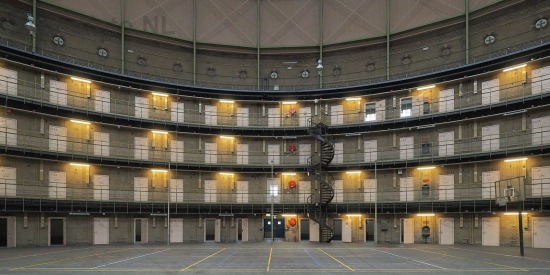 Overzicht, Gevangenis De Koepel, Haarlem (FotoKvL/29-09-2017)