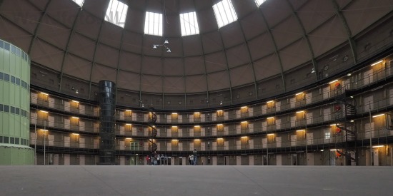 Overzicht, Gevangenis De Koepel, Haarlem (FotoKvL/29-09-2017)