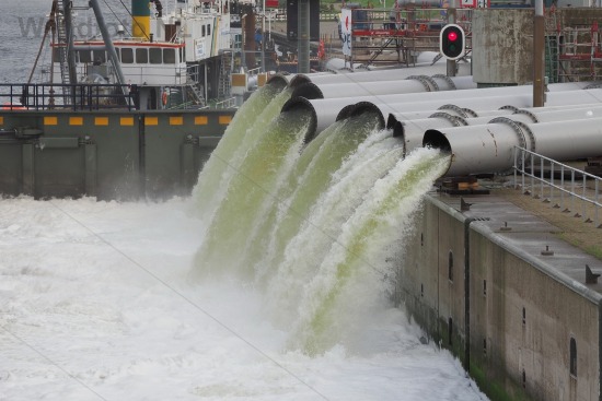 Tijdelijke pompen Steigerweg - Loswal