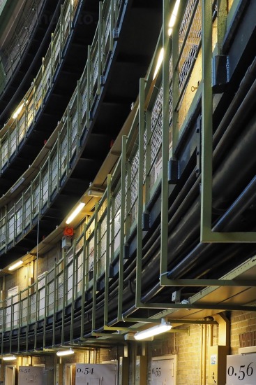 Balustrade, Gevangenis De Koepel, Haarlem (FotoKvL/29-09-2017)