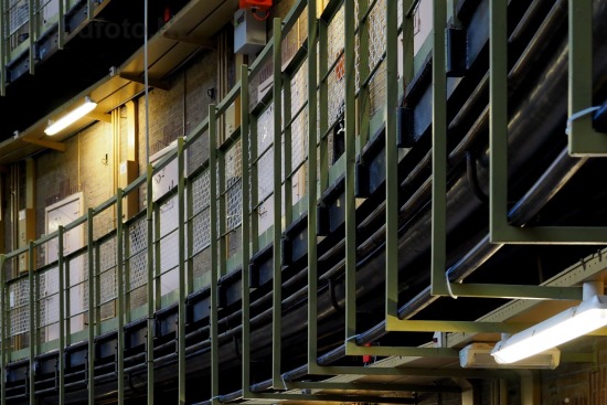 Balustrade, Gevangenis De Koepel, Haarlem (FotoKvL/29-09-2017)