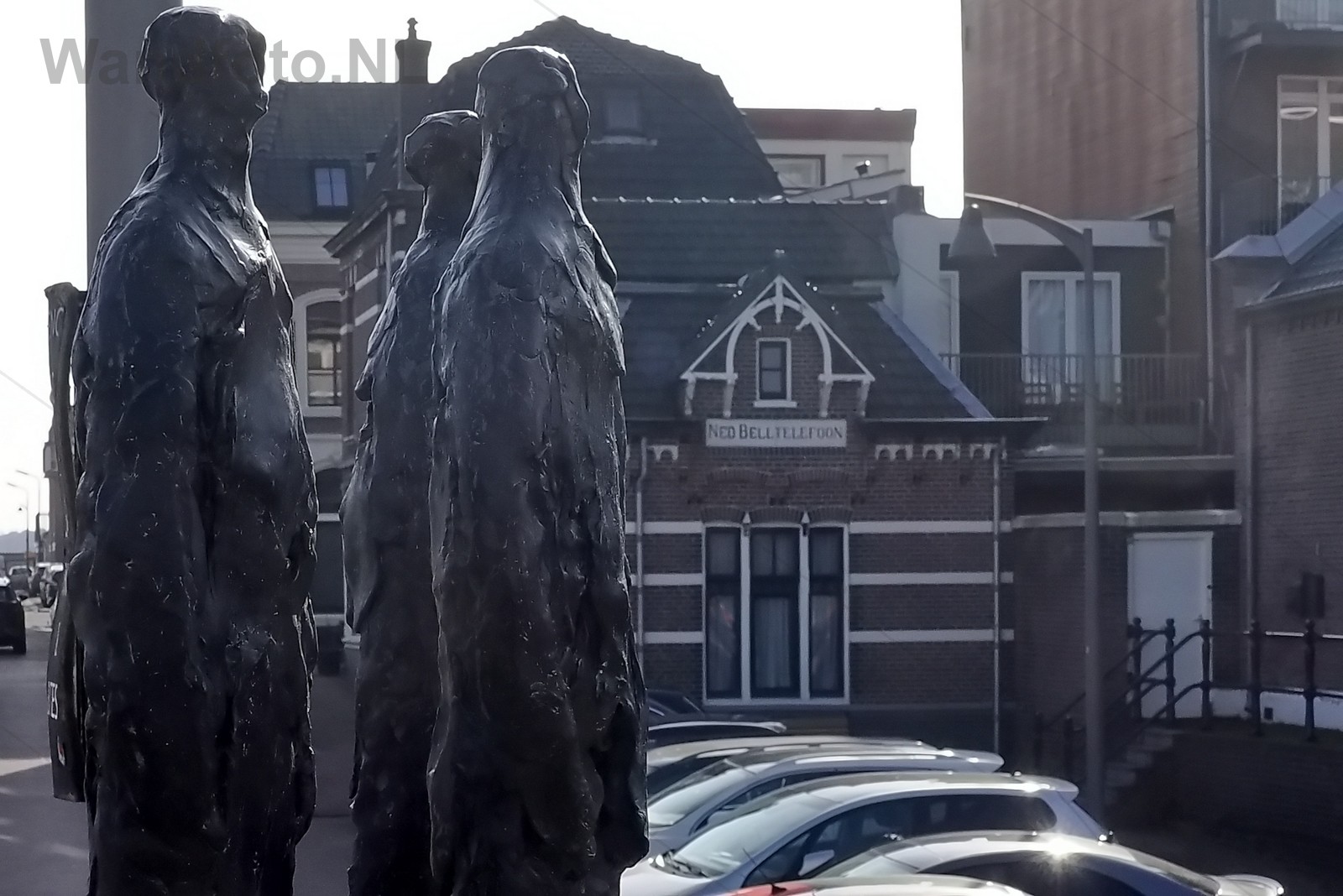 Beeld Kanaalgravers, Sluisplein, IJmuiden