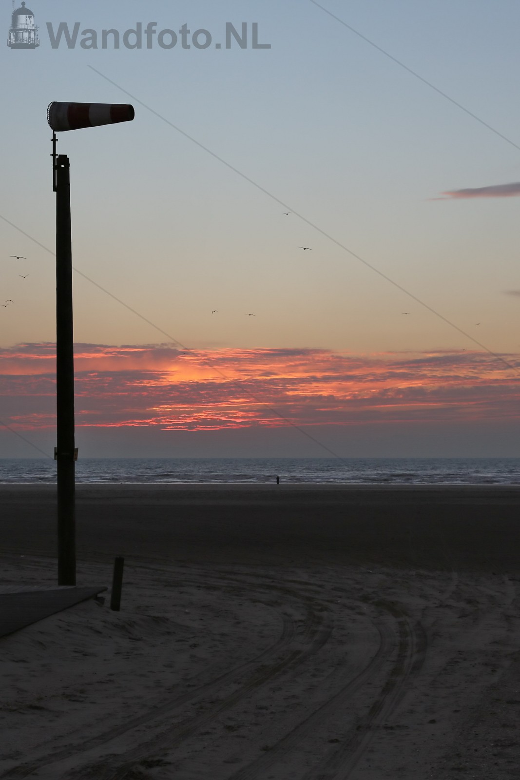 Zonsondergang Kennemerstrand - Grote Strand