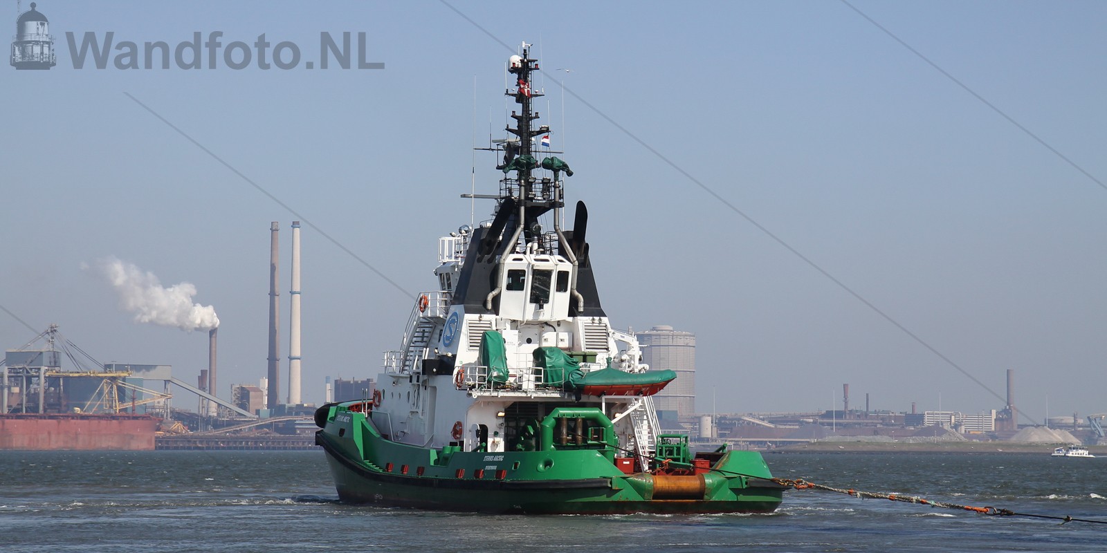 Sea Jack komt binnen samen met de Bever