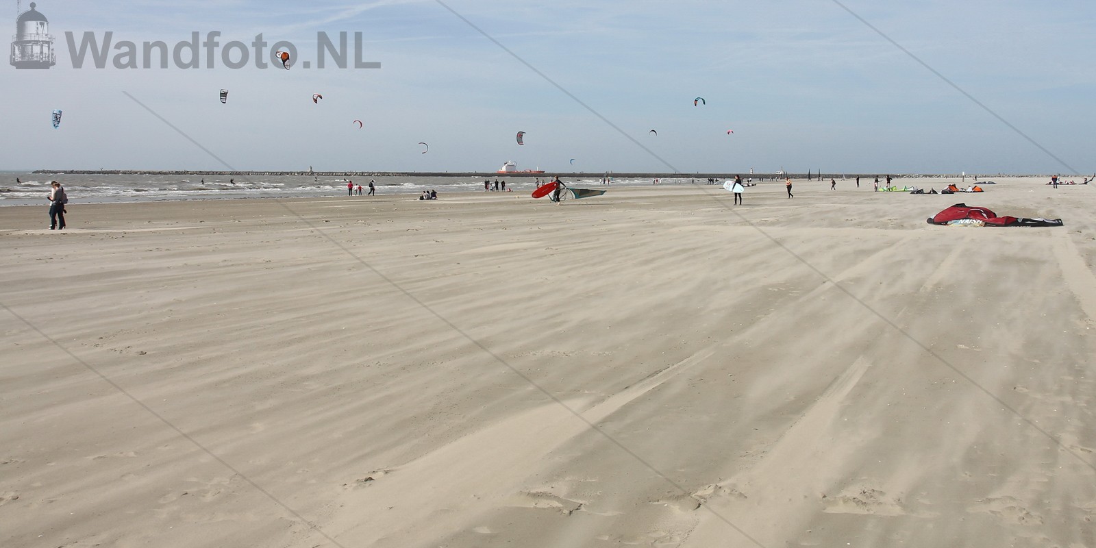 Drukte op de eerste zonnige een warme dag van 2011