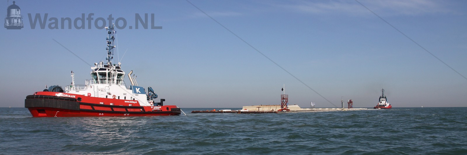 Transport eerste tunnelelement 2e Coentunnel