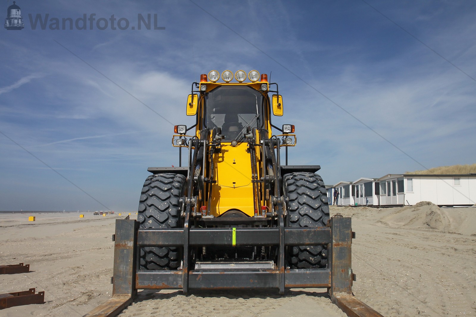 Transport strandhuisjes Kennemerstrand - Grote Strand