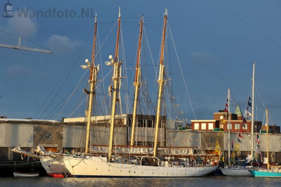Topzeilschoener Gladan, Halkade, Havenfestival IJmuiden 2010 (Fo