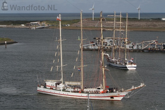 Barkentijnen Iskra en Pogoria - Havenfestival 2010