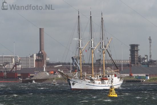 Sail-Out 2010, IJmuiden
Zeilschepen verl;aten IJmuiden
Foto NWFo