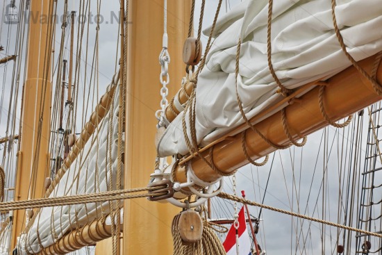 Viermastgaffelschoener Santa Maria Manuela, Halkade, Havenfestiv