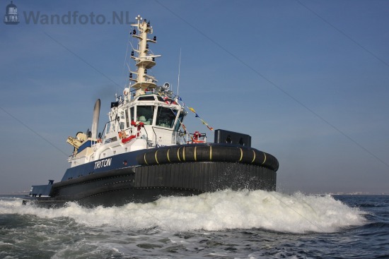 Aankomst nieuwe sleepboot Triton