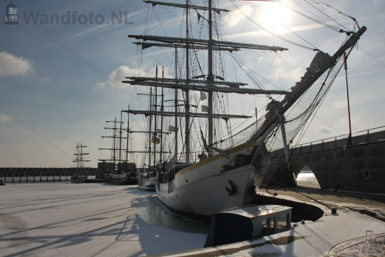 Zeilschip Stedemaeght overwinterd