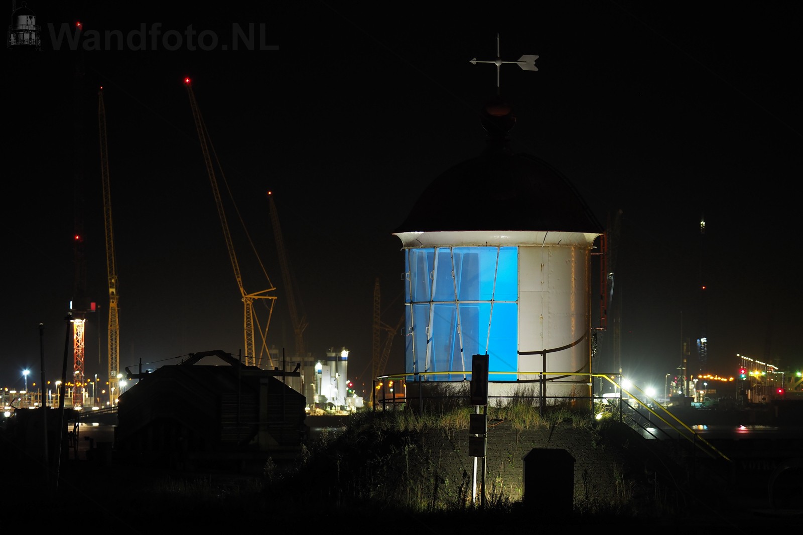 Vuurtorentje verlicht in de week van de Industriecultuur
