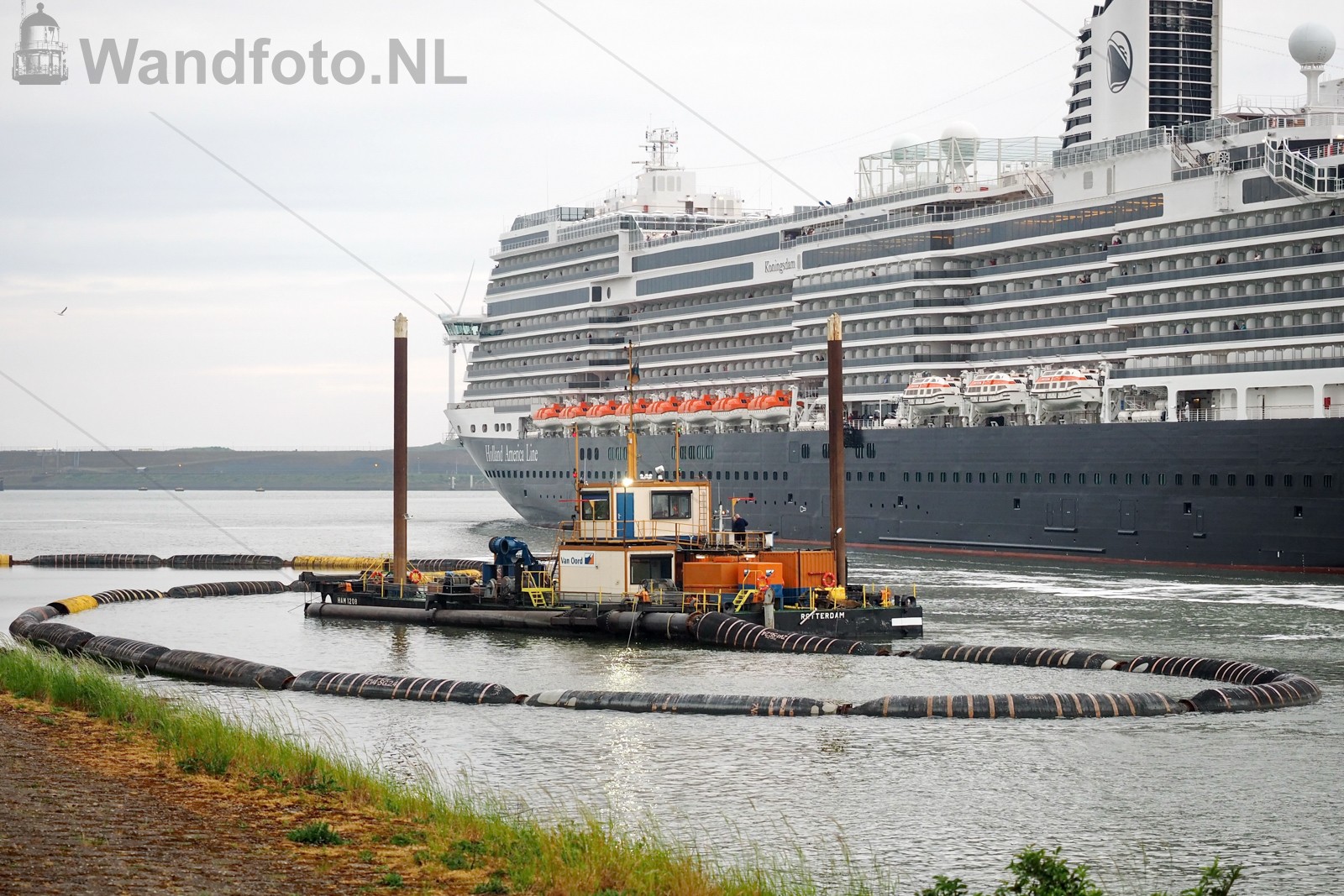 Noordersluis |  Vertrek nieuw cruiseschip Koningsdam |