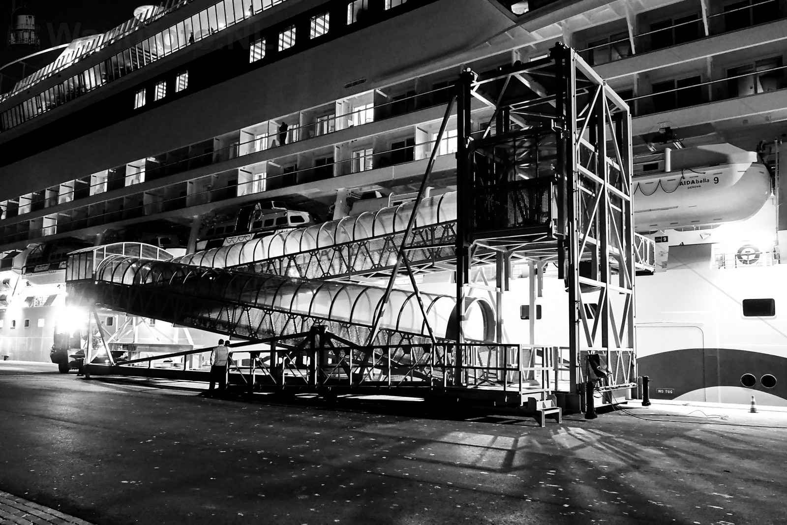 Verplaatsebare gangway