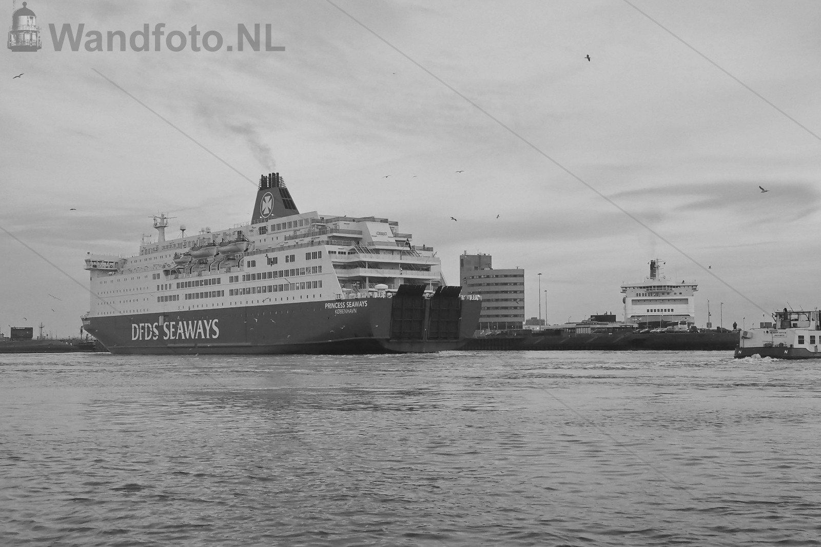 Forteiland | Felison Terminal met twee DFDS-ferries |