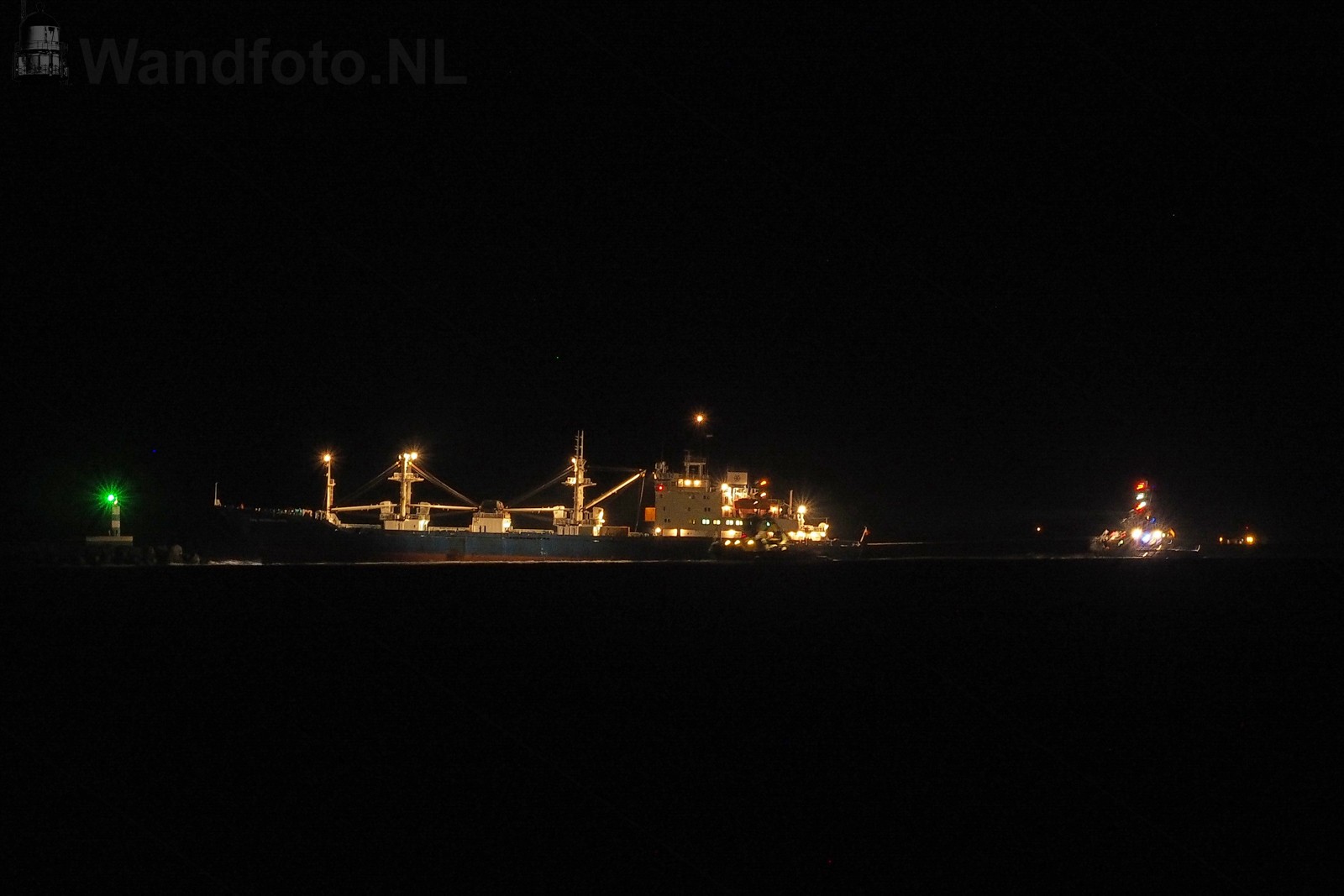 Schip op Zuidpier gelopen