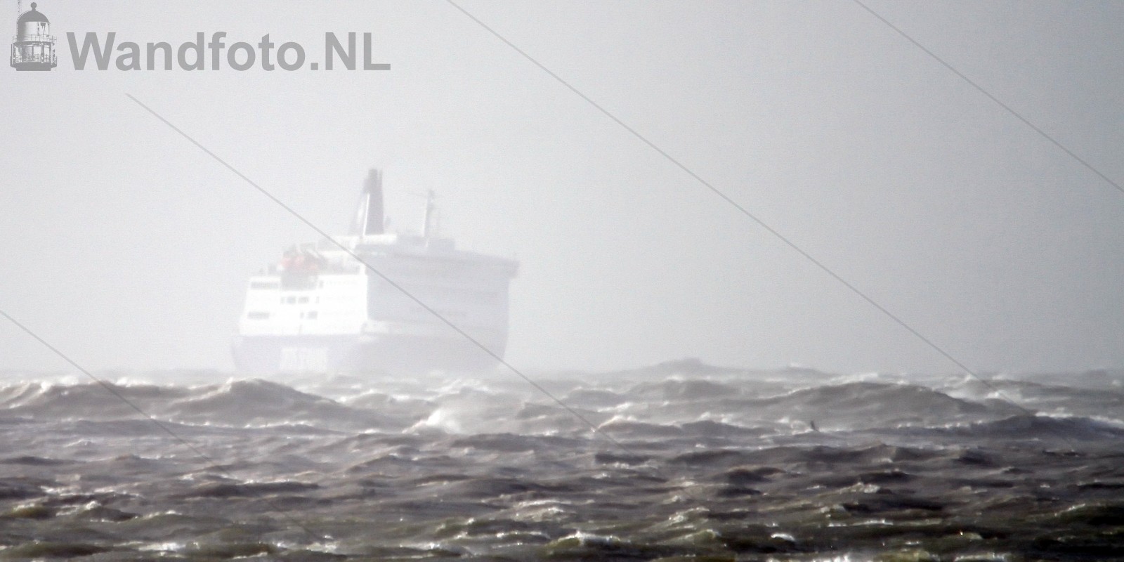 Cruiseferry King Seaways in stormweer