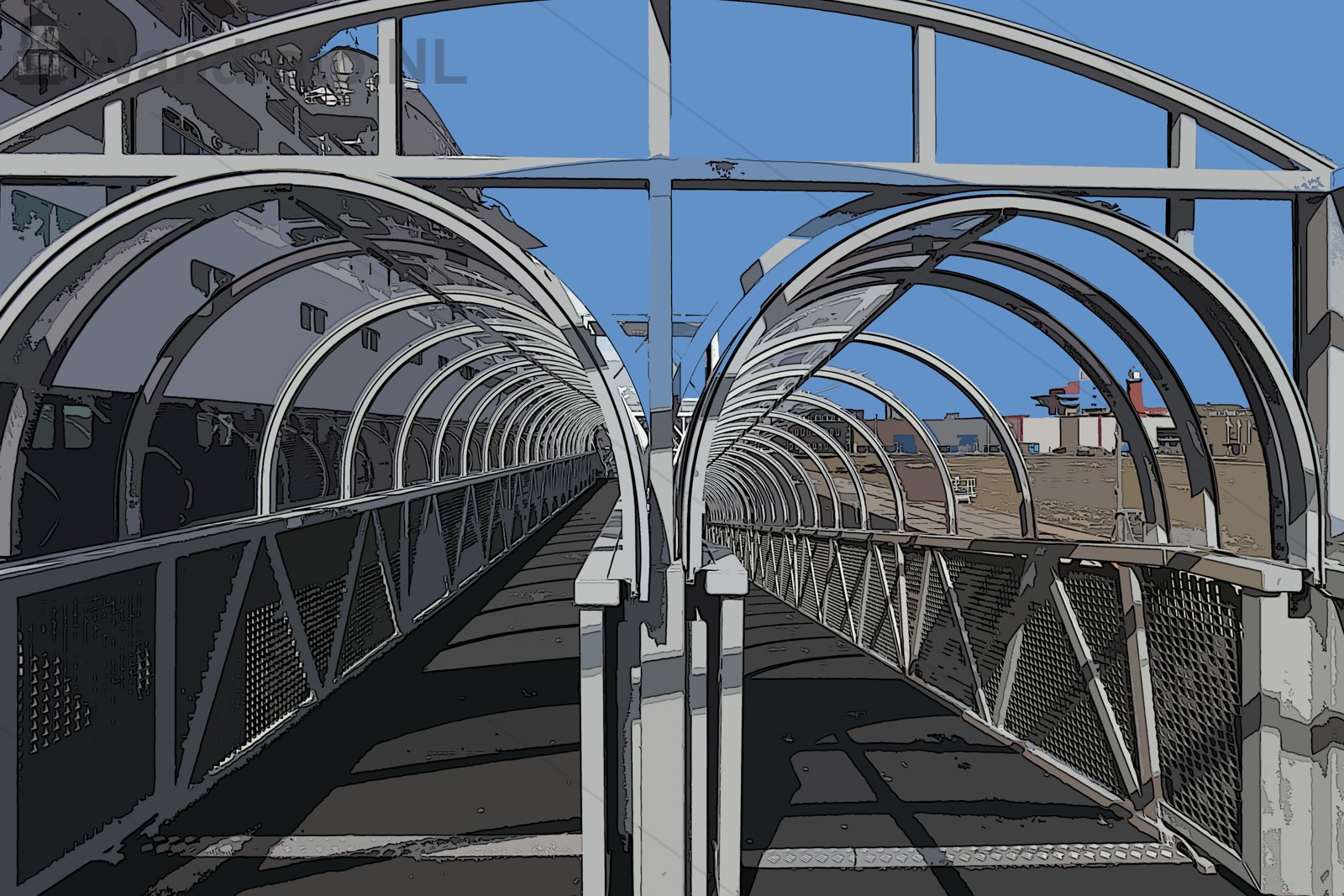 Verplaatsebare gangway