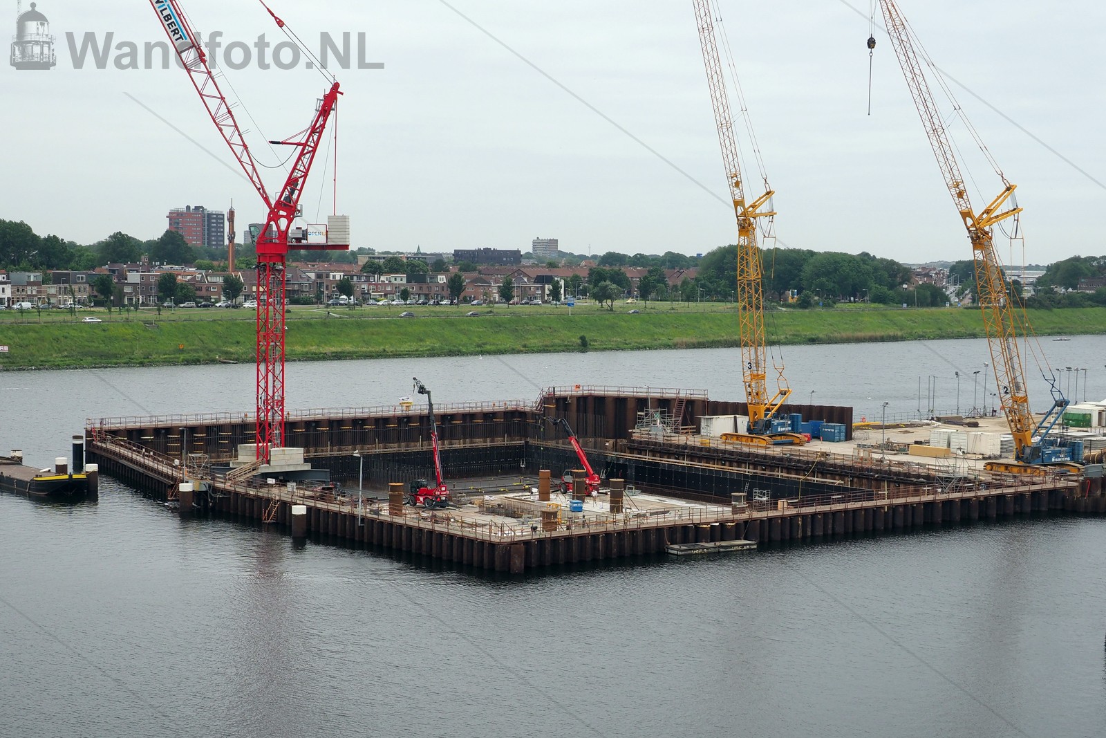 Binnenhoofd | Overzicht vanuit de Noordersluis | Fot