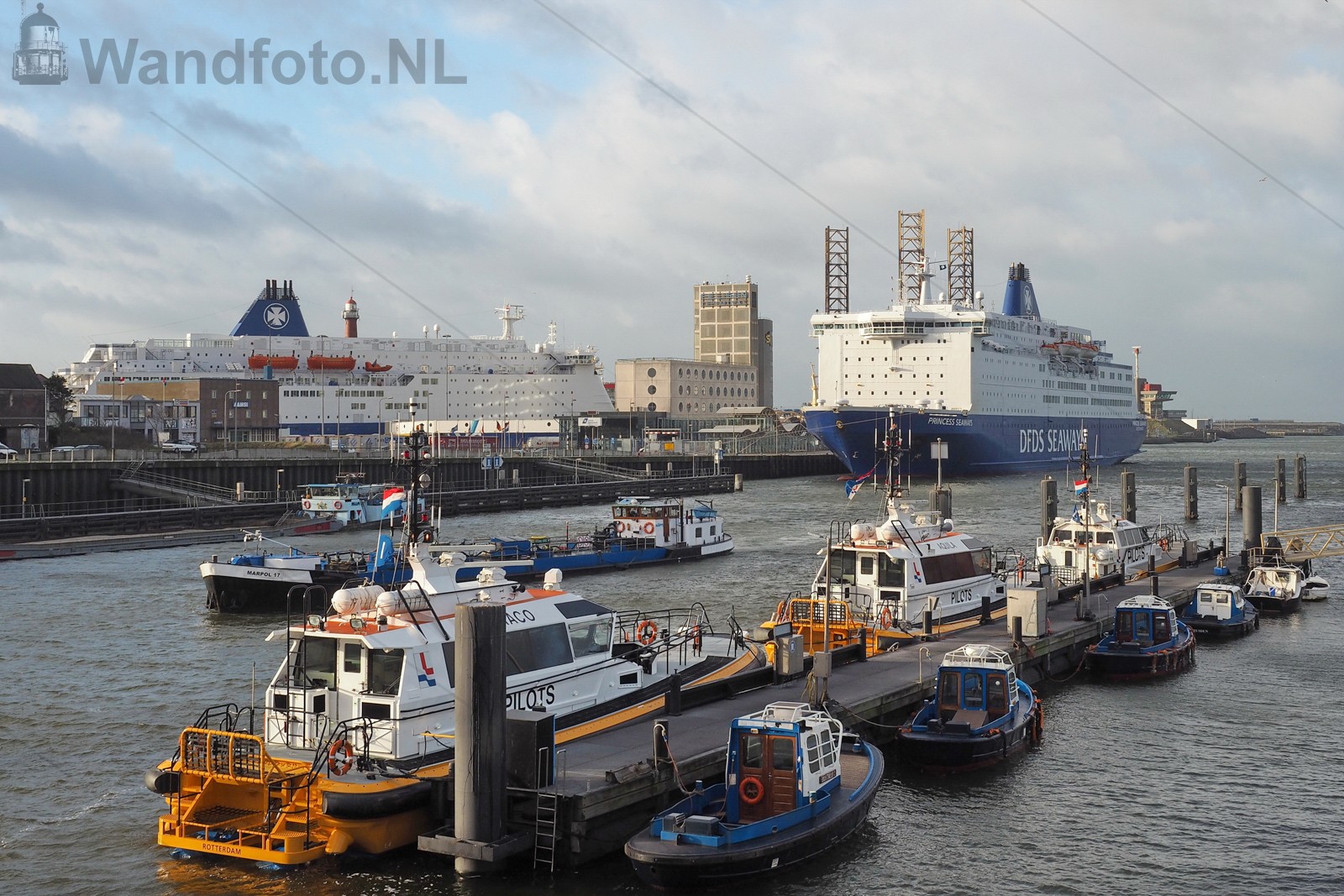 DFDS-ferries samen