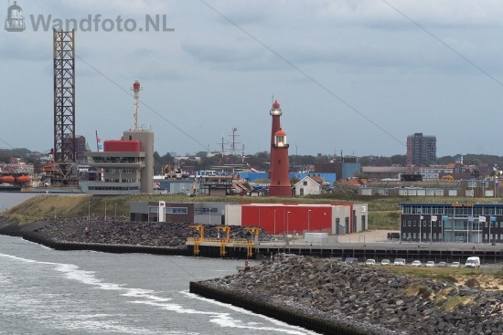 De vuurtorens van vanaf de cruiseferry Princess Seaways