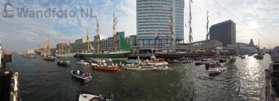 Kleine vaart, IJhaven, Sail Amsterdam 2015 (FotoKvL/21-08-2015)