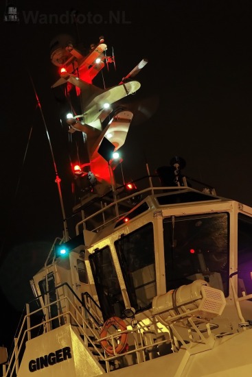 Sleepboot Ginger loopt onverwachts binnen
