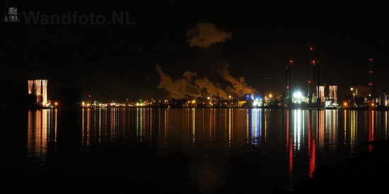Ventilatiegebouw Zuidzijde verlicht