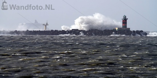 Cruiseferry King Seaways in stormweer