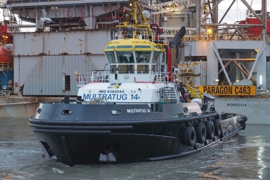 Aankomst booreiland Paragon C483