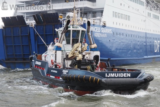 Vissershaven |
Cruiseferry Princess Seaways komt binnen met twe