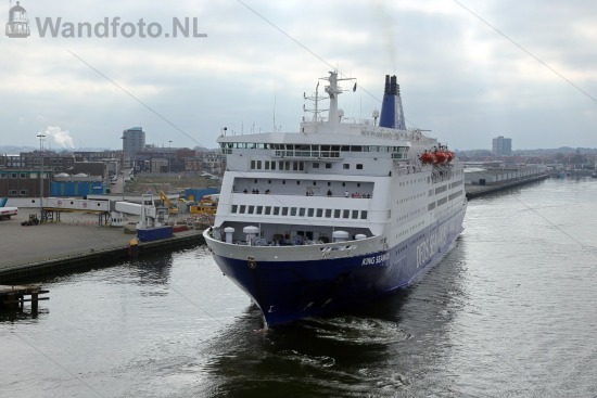 Aankomst cruiseferry King Seaways vanaf zwaarladingschip Travell