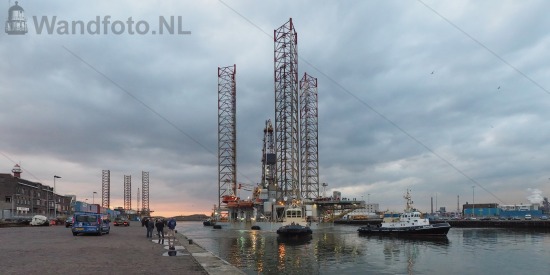 Aankomst booreiland Paragon C483