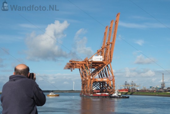 Containerkranen Ceresterminal vertrokken
