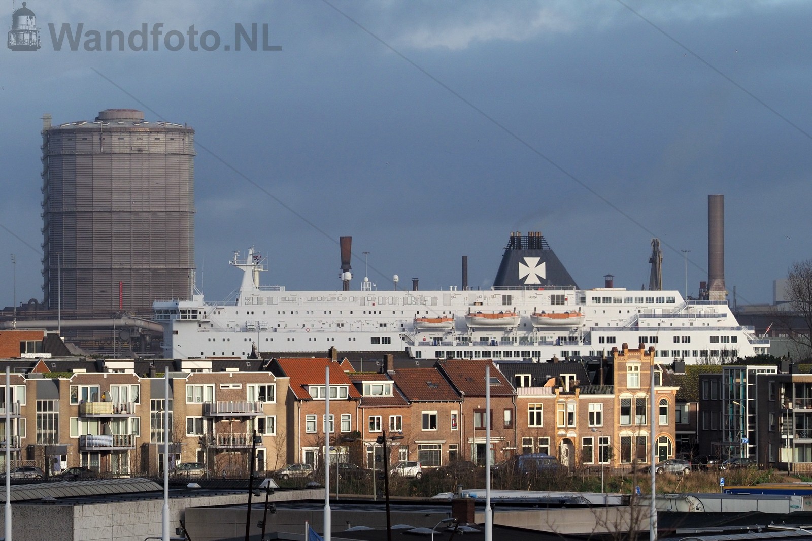 Cruiseferry Princess Seawyas terug uit Amsterdam