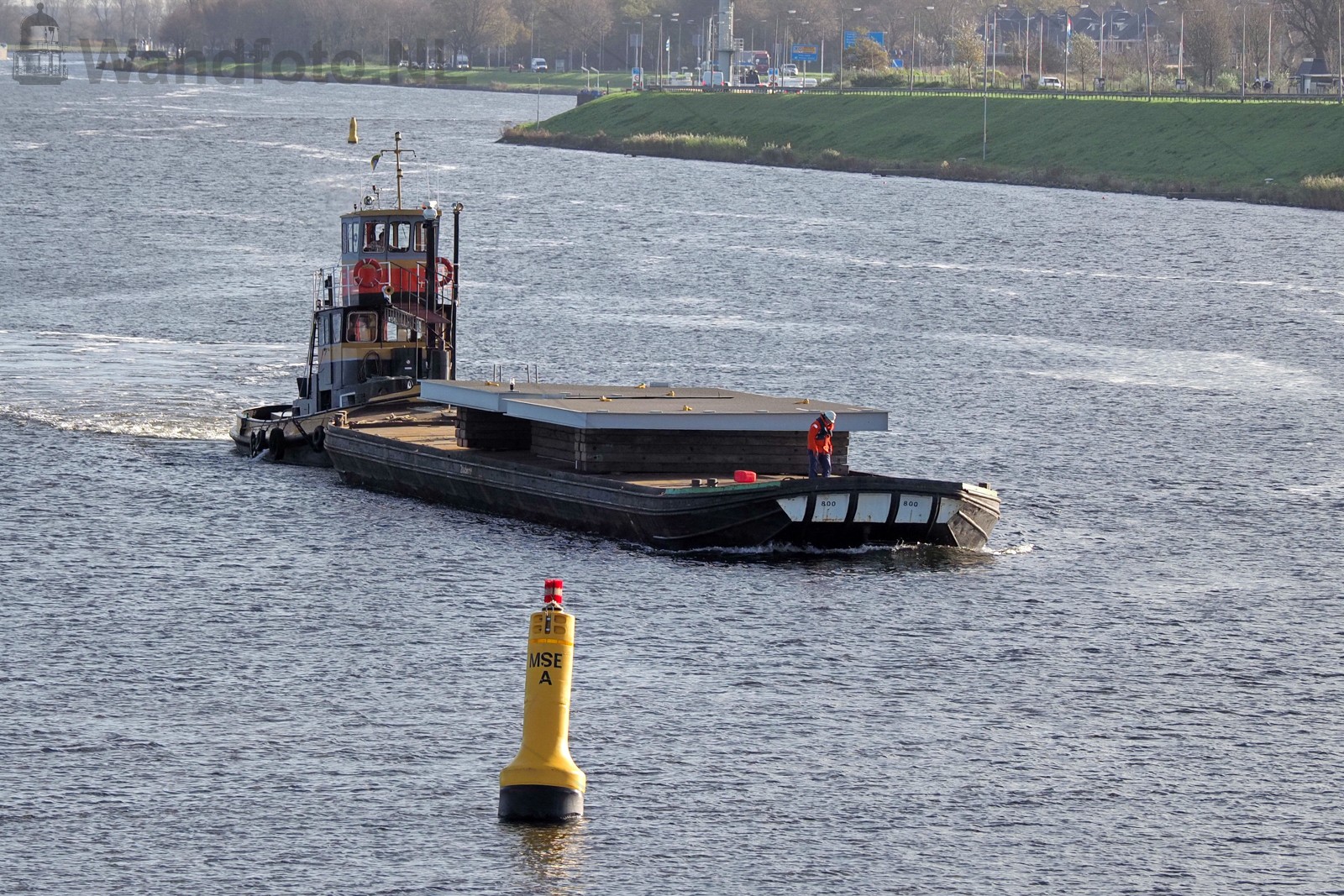 Inhijsen rijdekken bovenrolwagen