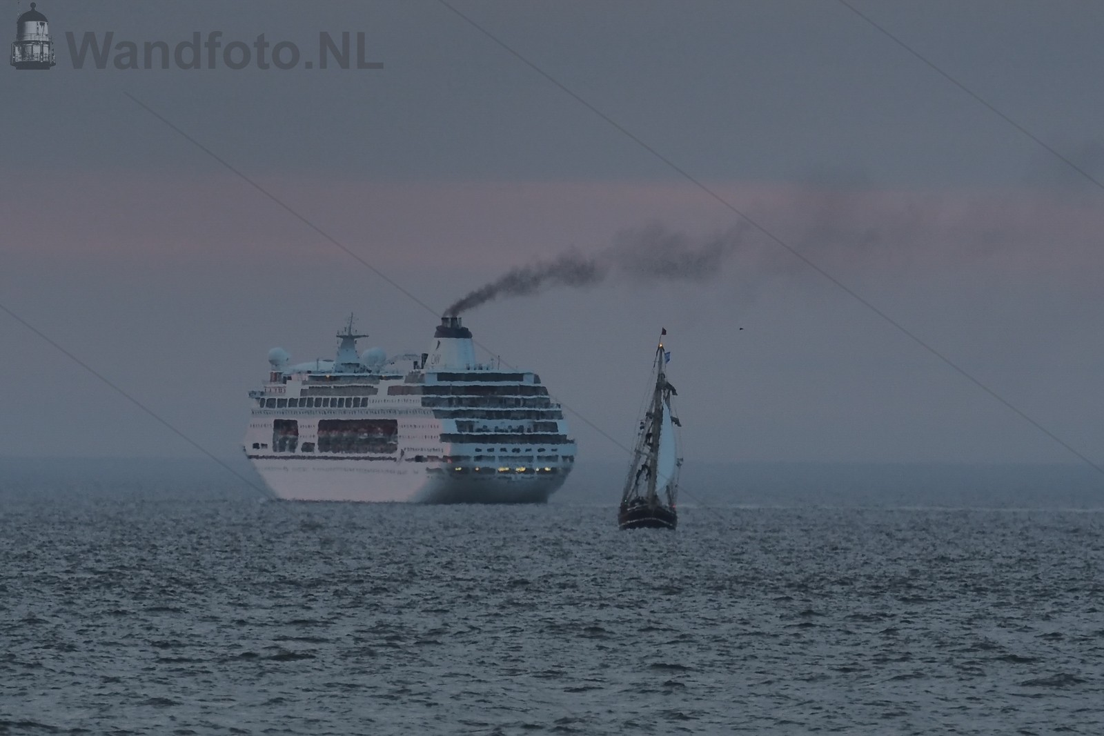Zeilschip Lady of Avenel eerste bij Race of the Classics, Noordz