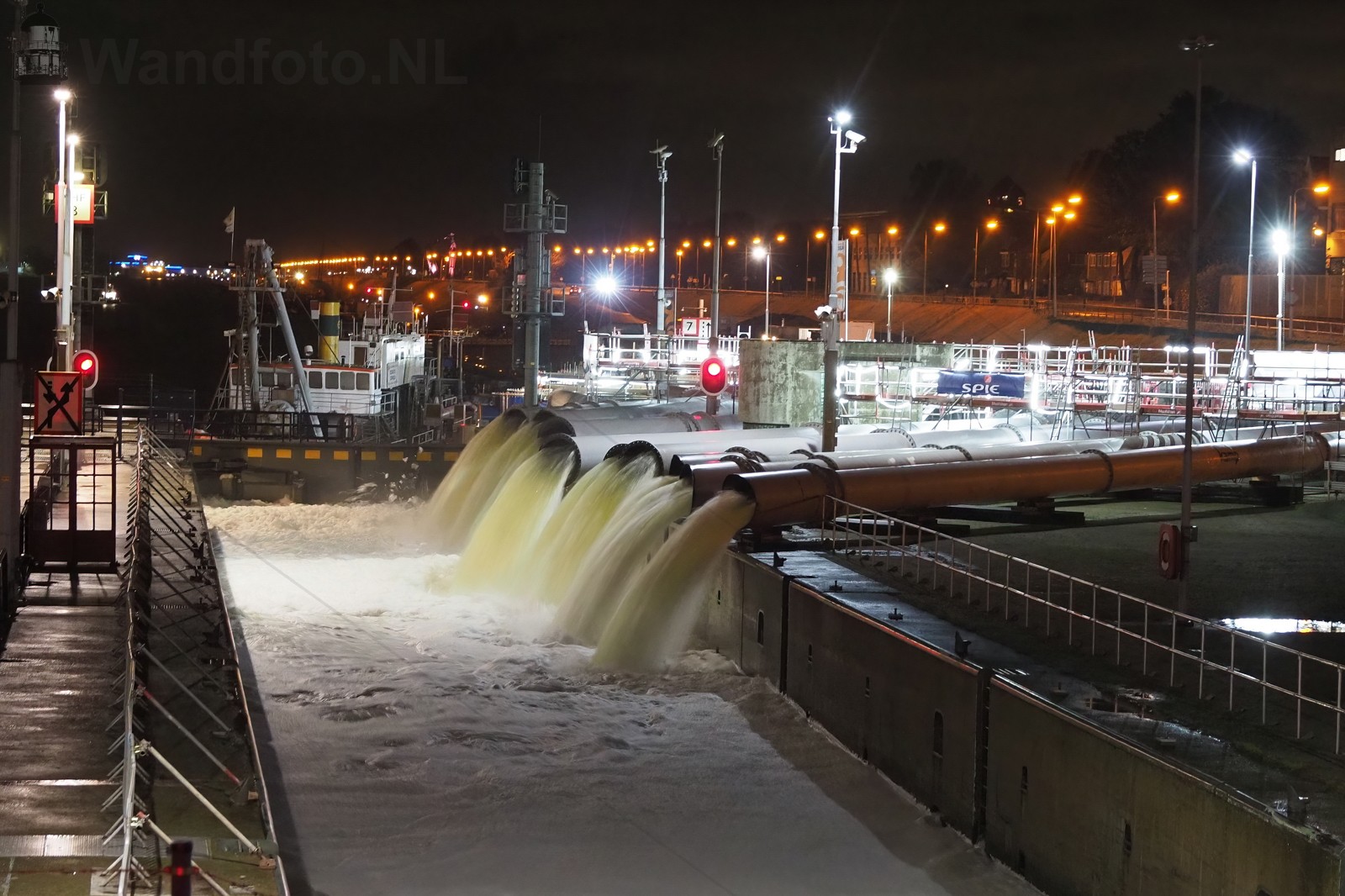 Tijdelijke pompen Steigerweg - Loswal