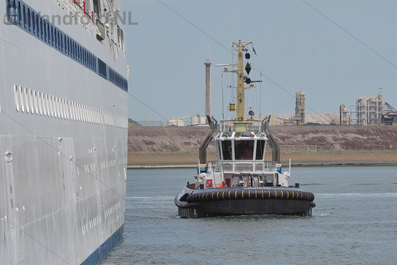 Cruiseschip Columbus met panne