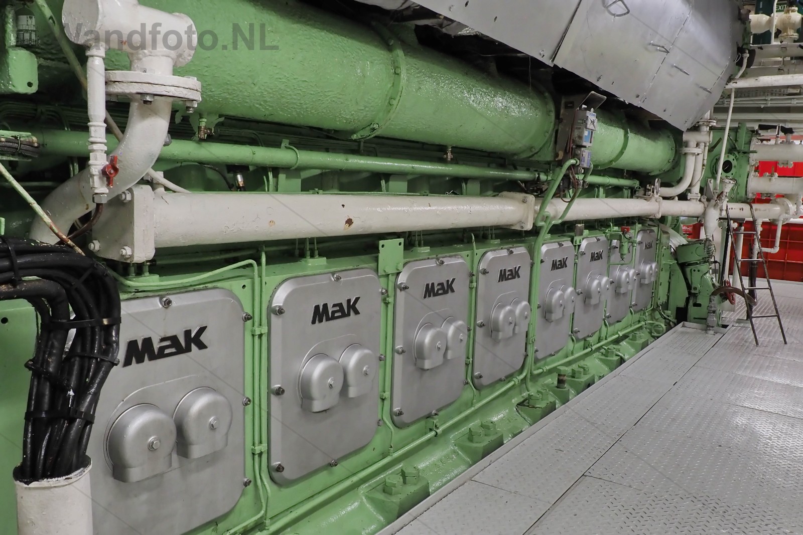 Machinekamer - Hoofdmotoren