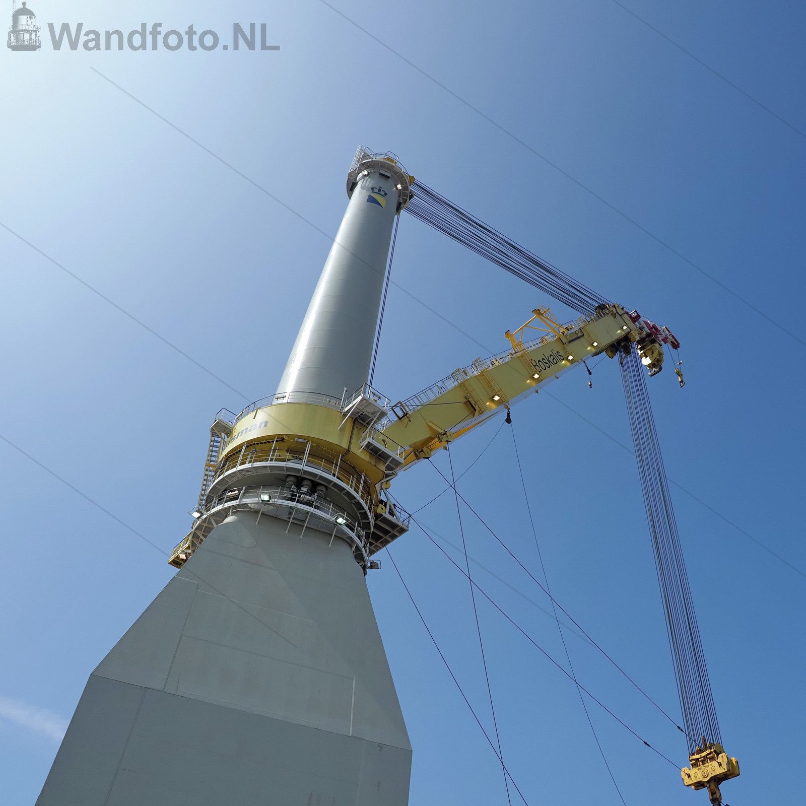 Transport drilling template van Breman op Bokalift 1
