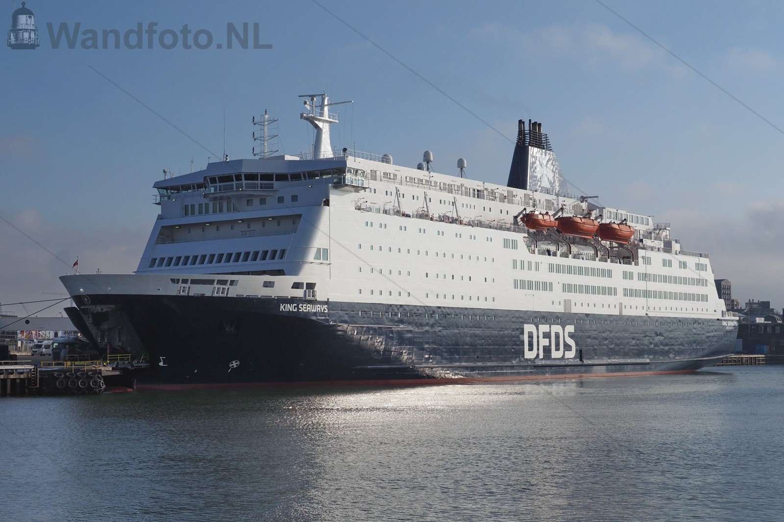 Cruiseferry King Seaways in nieuwe kleuren